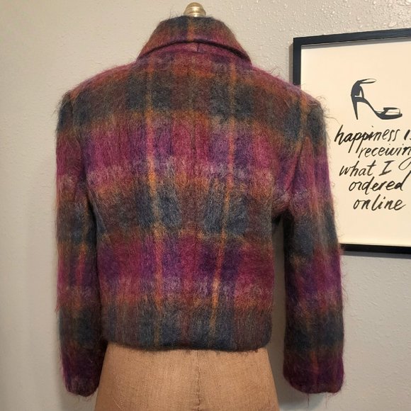 Harris Wallace Mohair Blend Cropped Jacket - Picture 2 of 16
